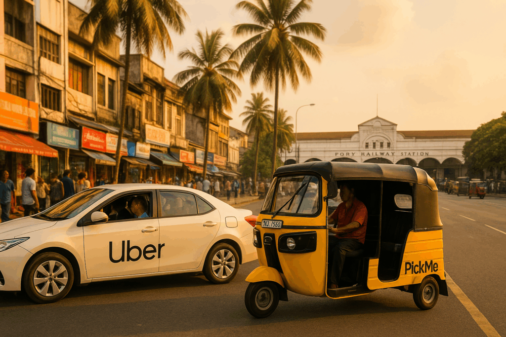 Uber and PickMe