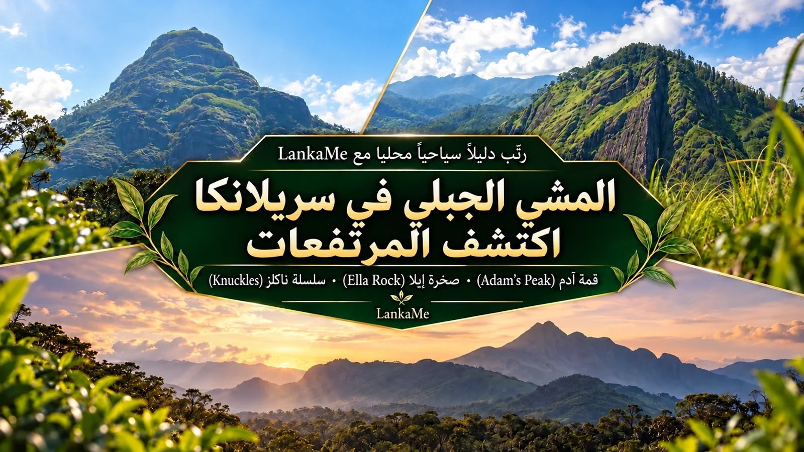 رحلات المشي في سريلانكا: قمة آدم، صخرة إيلا، ومفاصل ناكلز