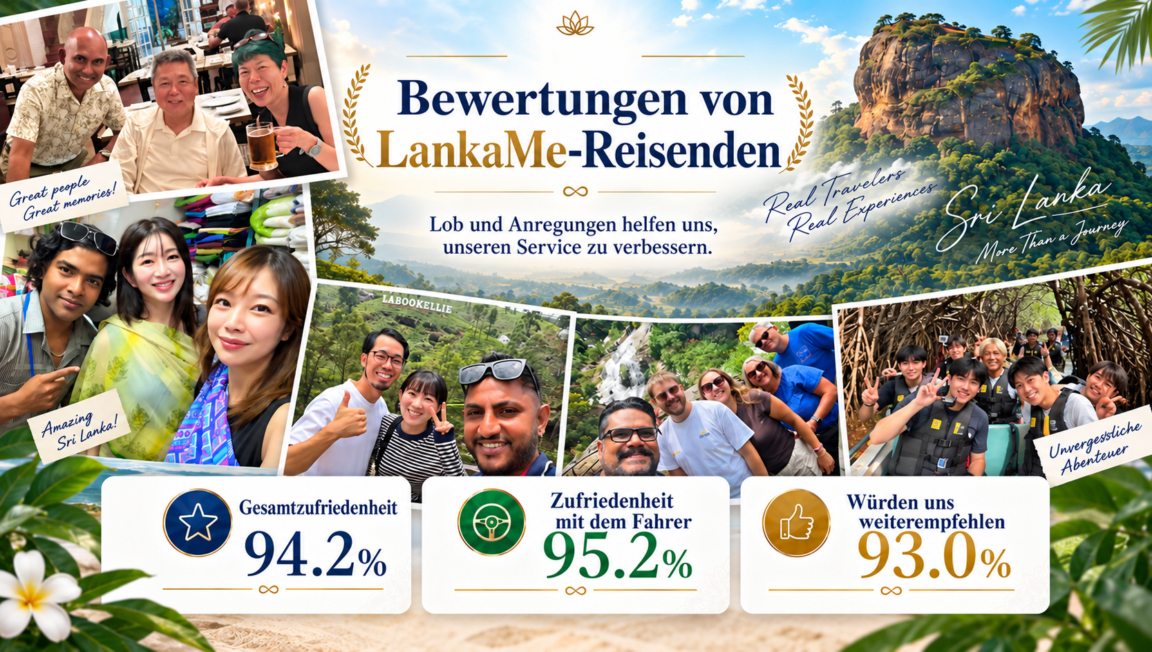 Bewertungen von LankaMe Kunden