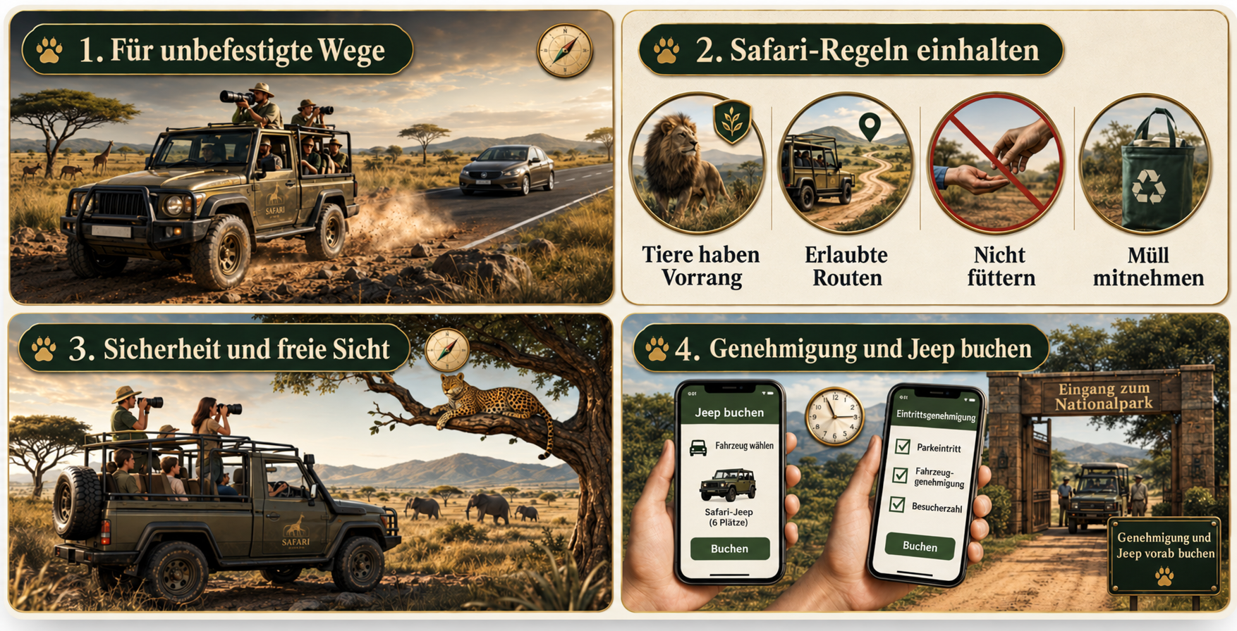 Wie bucht man einen Safari-Jeep in Sri Lanka?