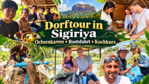 Sigiriya Dorftour in Sri Lanka: Ochsenkarren, Bootsfahrt und Kochkurs
