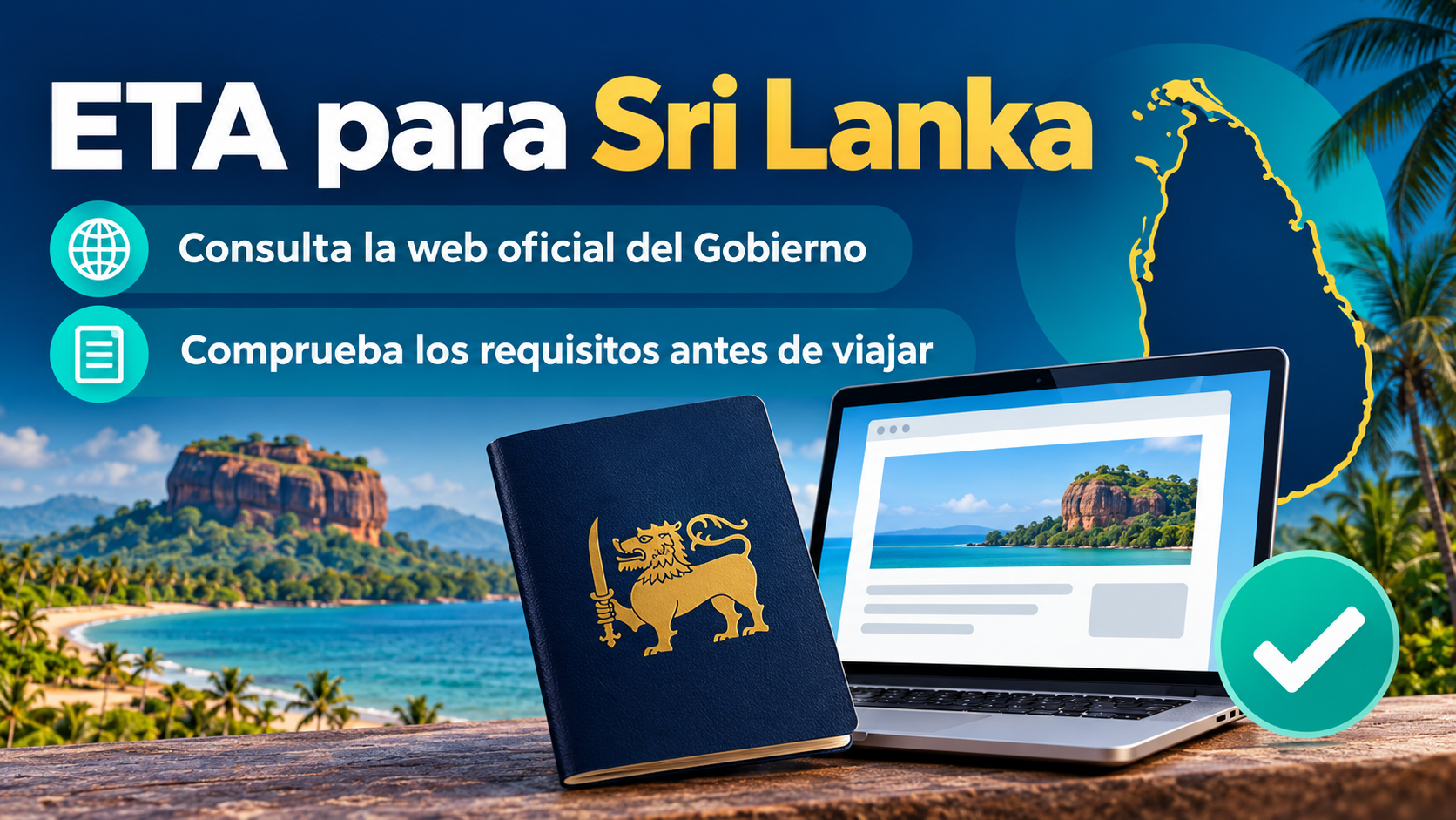 Sitio oficial de solicitud de la ETA de Sri Lanka