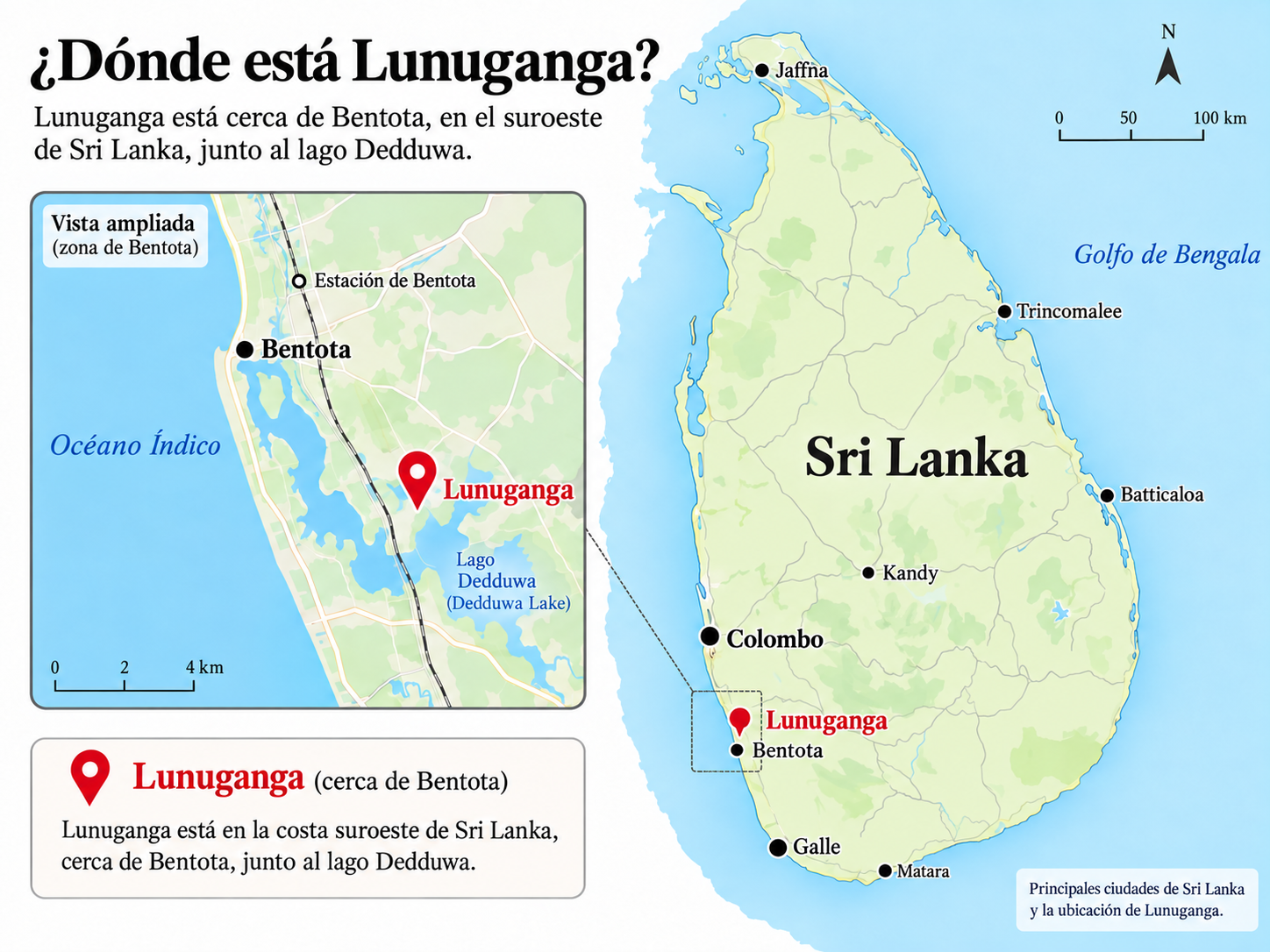 Lunuganga, cerca de Bentota, en la costa suroeste de Sri Lanka.