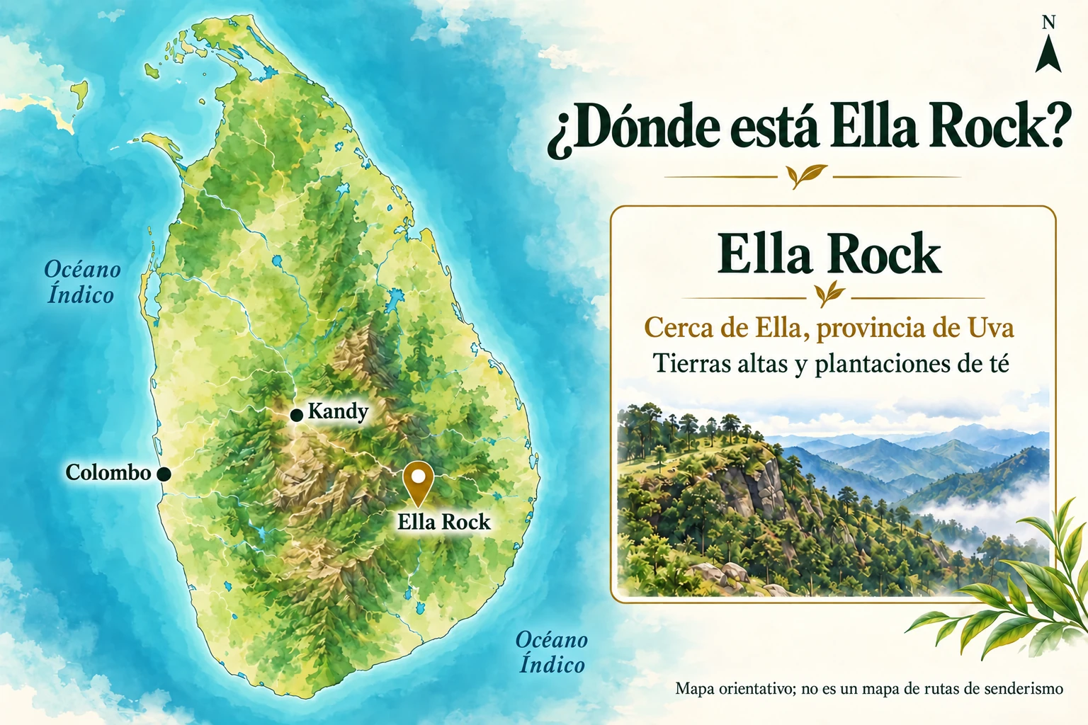 Mapa de Ella Rock cerca de Ella