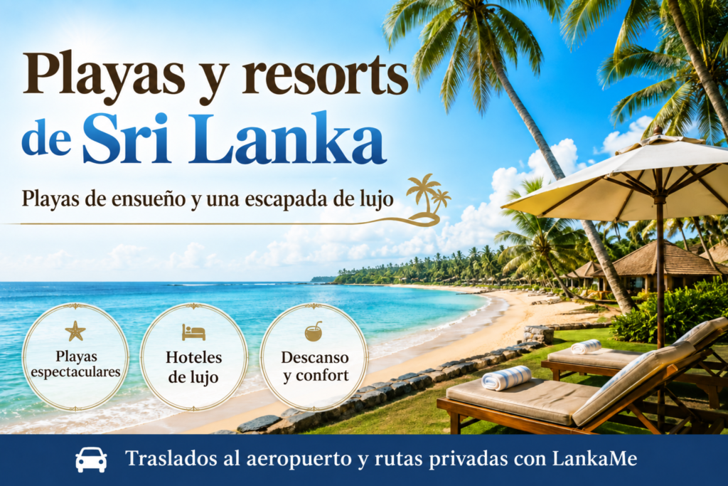 Playas y resorts de Sri Lanka