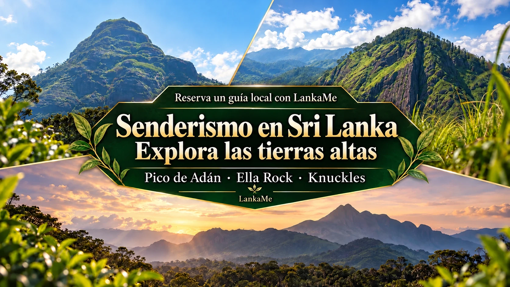 Senderismo en Sri Lanka con LankaMe: Pico de Adán, Ella Rock y Knuckles