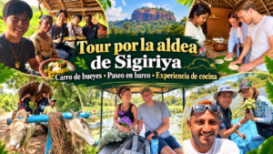 Tour por la aldea de Sigiriya: carro de bueyes, barca y cocina tradicional
