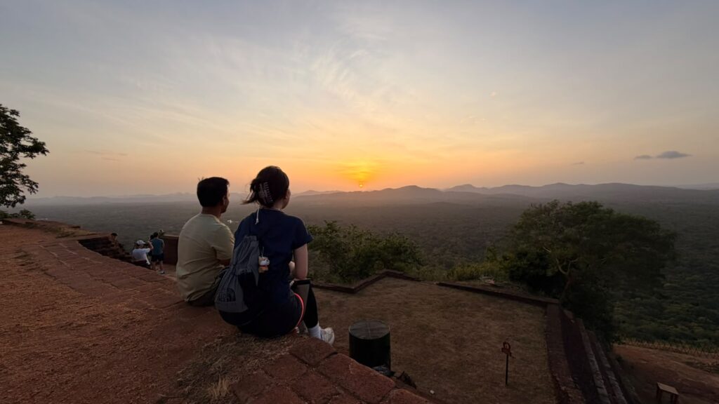 Vue depuis le sommet de Sigiriya