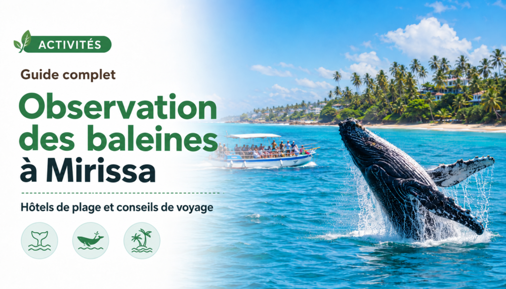 Observation des baleines à Mirissa : excursions, tarifs et hôtels au Sri Lanka