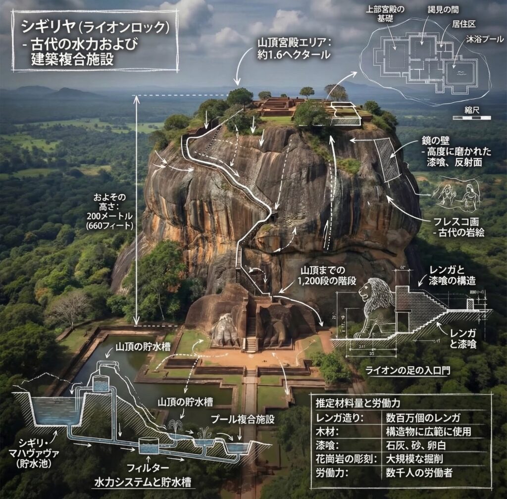 シーギリヤロックの見どころ
