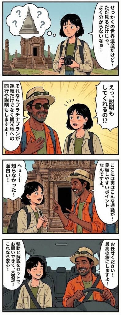 プラチナプランの説明漫画