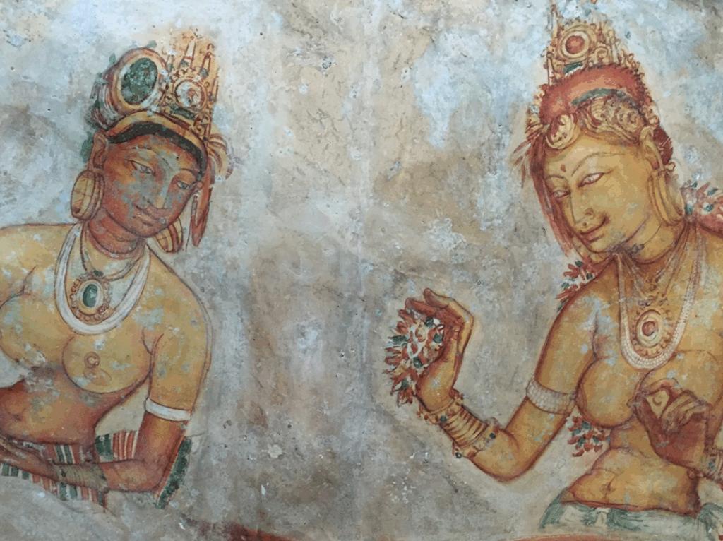 シーギリヤ・レディの壁画