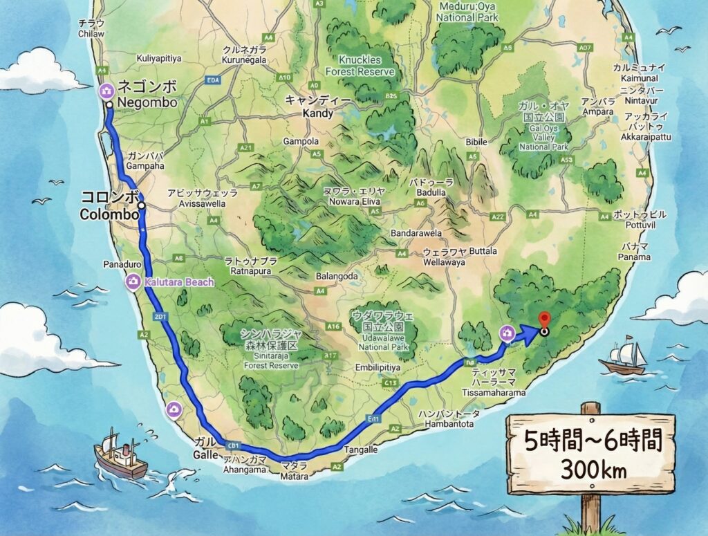 ネゴンボからYala