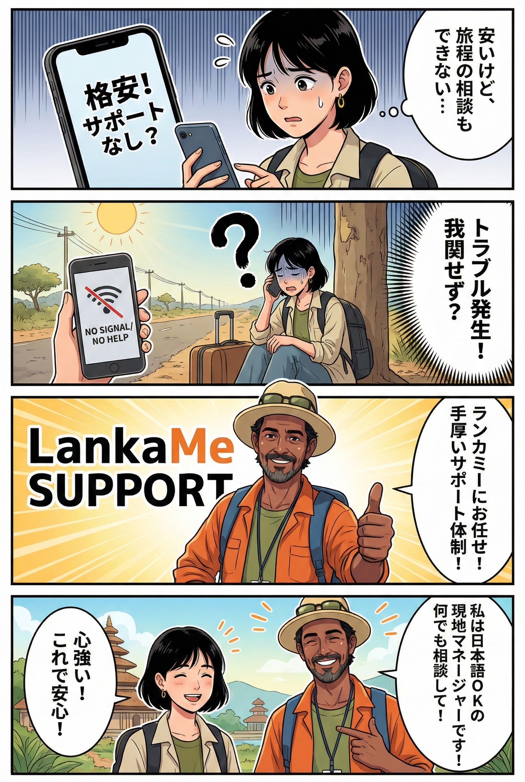 ランカミーのサポート体制