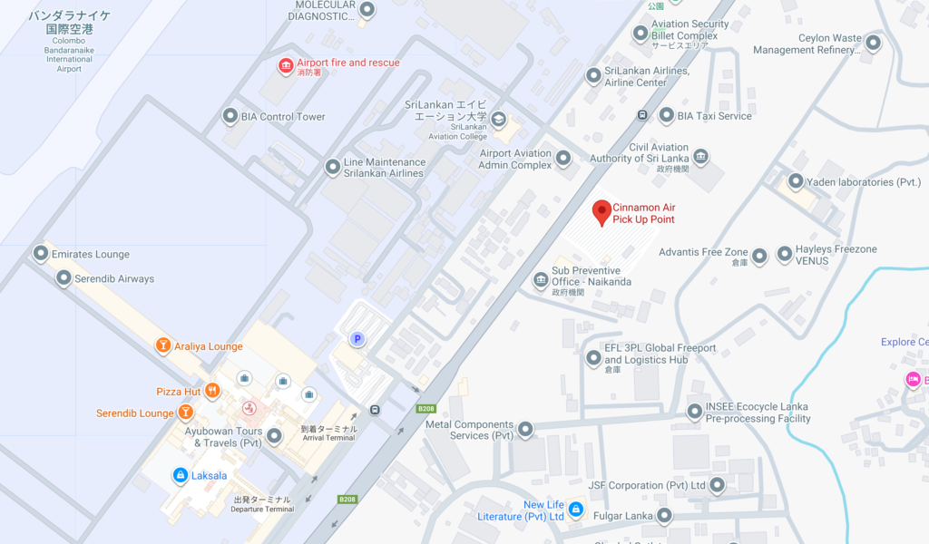 シナモンエアーのPick upポイント