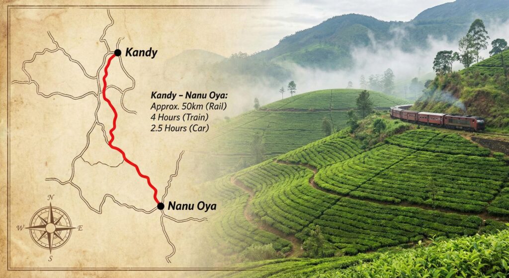 From Kandy to Nanu Oya