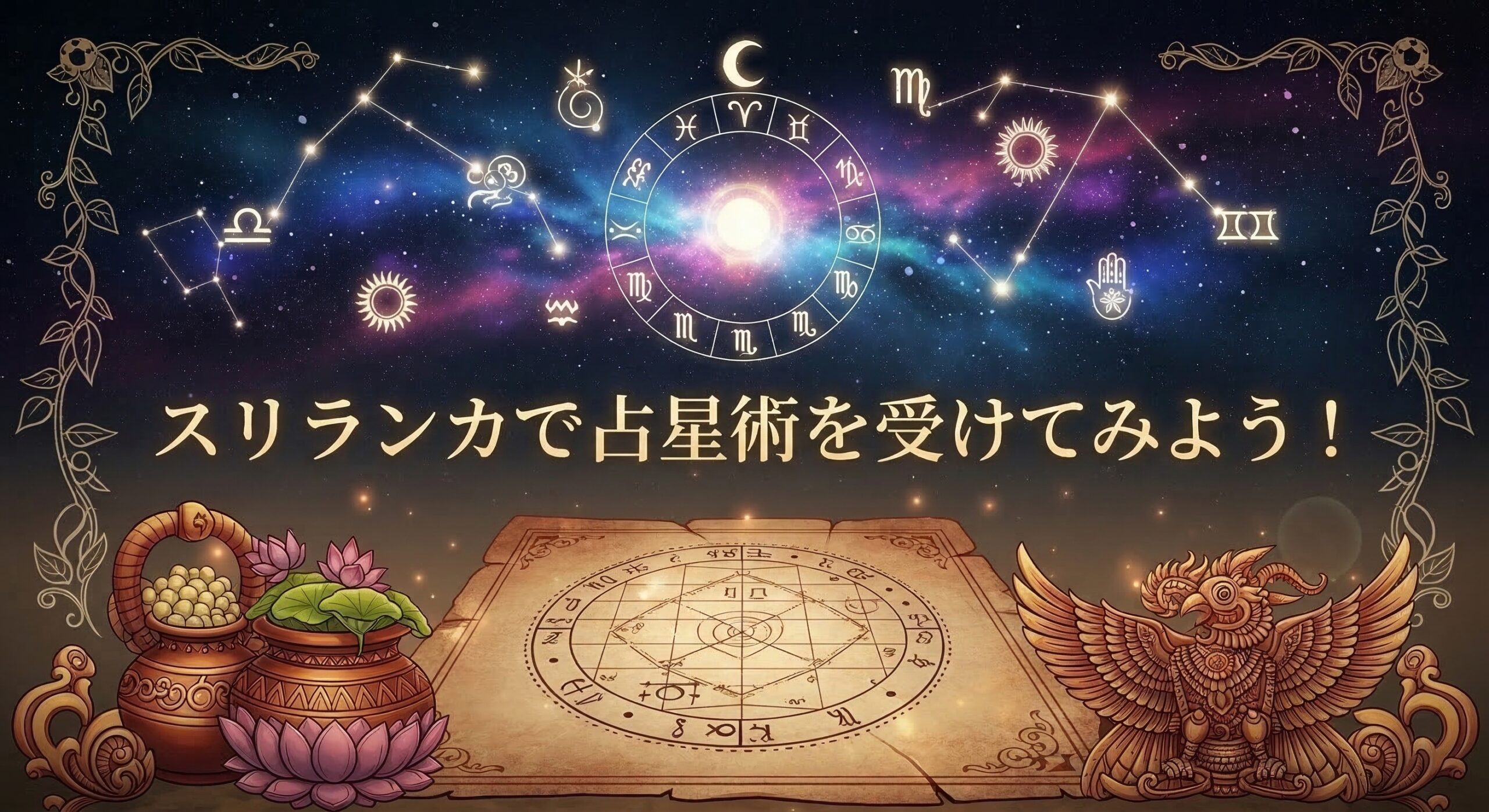 スリランカで占星術を受けよう!ホロスコープをみてもらおう!