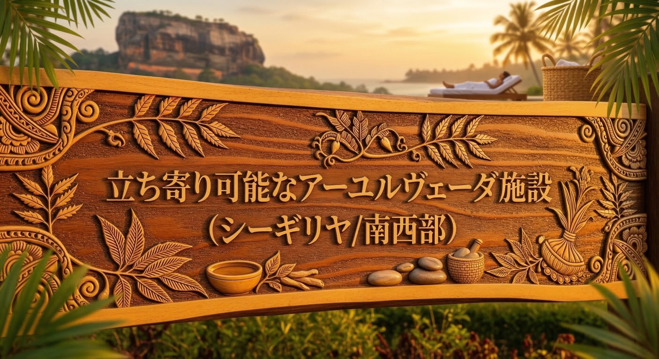 スリランカ旅行中に立ち寄り可能なアーユルヴェーダ施設(シーギリヤ地方/南西部)を紹介します!