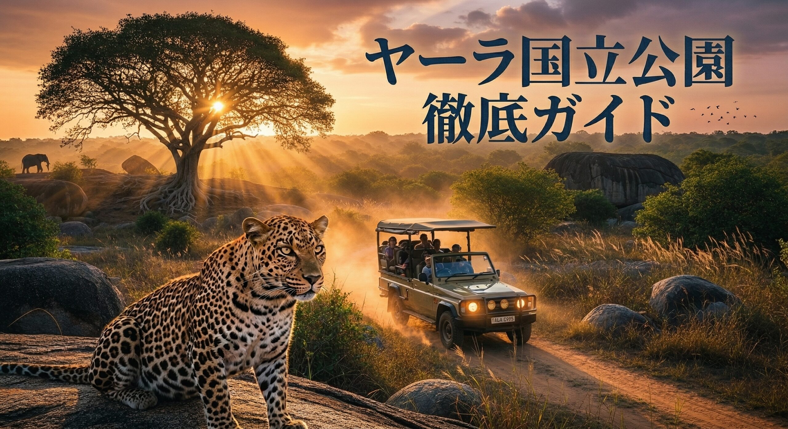 スリランカヒョウの宝庫「ヤーラ国立公園」徹底ガイド!おすすめのホテルやジープツアーとは?