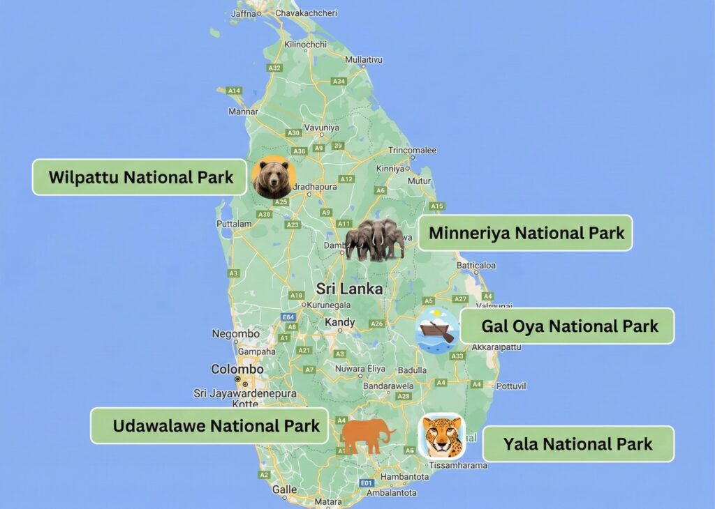 スリランカのサファリ