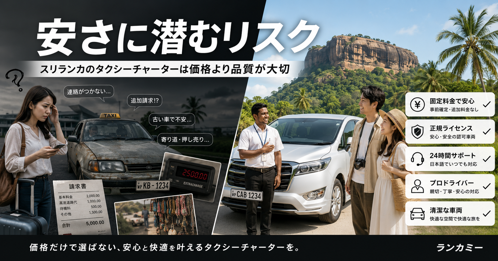 ランカミー(LankaMe)がサービス品質を最重要に考えている理由とは？過去の事例から価格より品質にこだわる理由をわかりやすく説明します！
