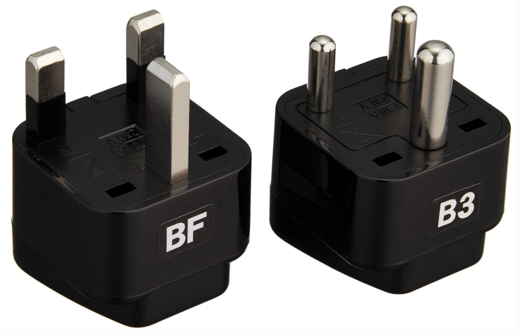プラグ形状
BFタイプ（英国式3ピン
B3タイプ（丸ピン3つ）
Bタイプ（丸ピン小型または2ピン）