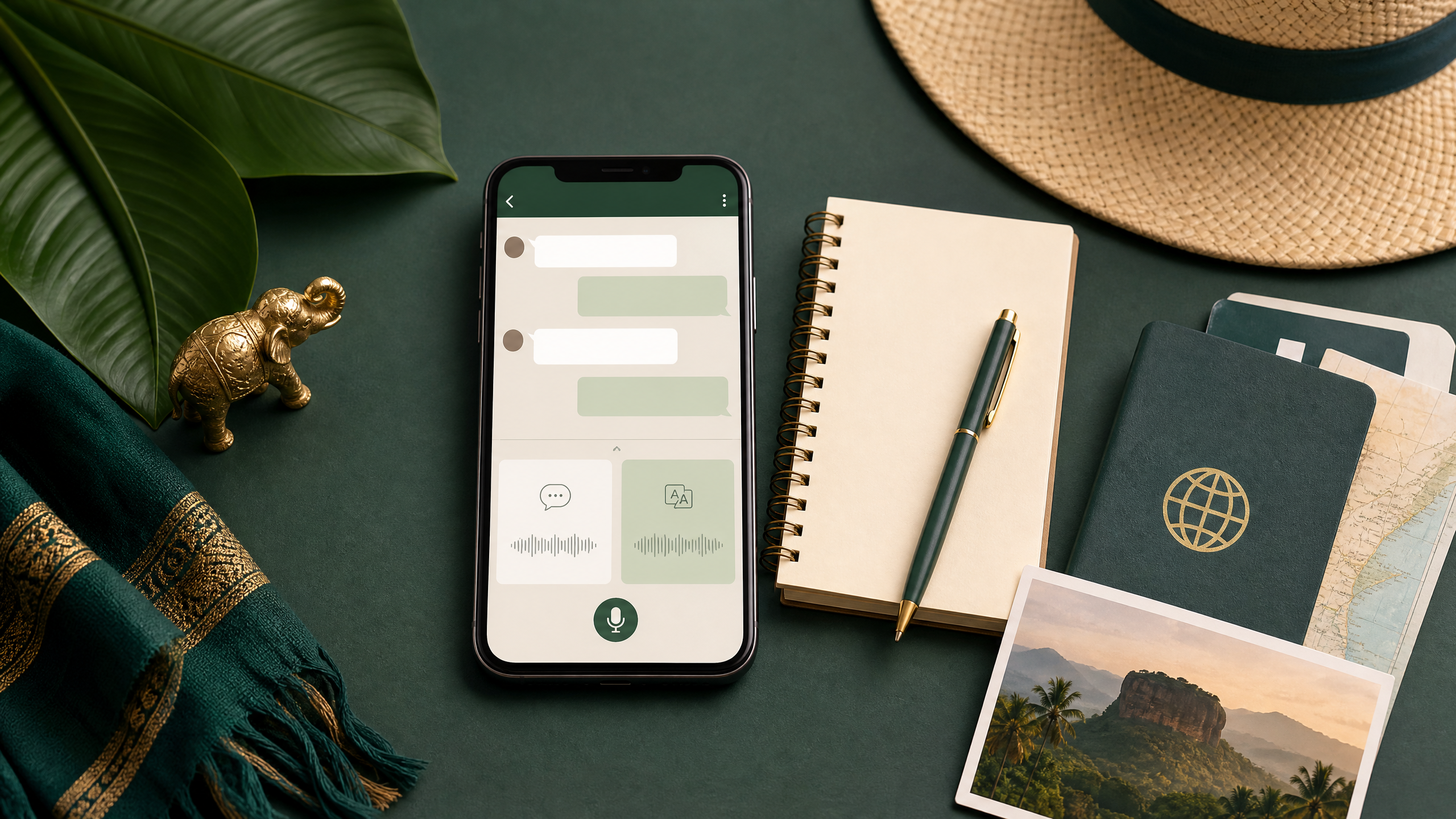 WhatsAppとGoogle翻訳アプリの準備