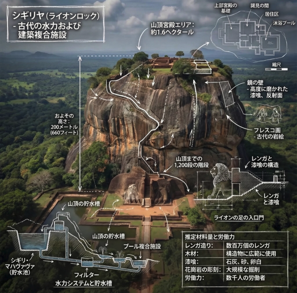 シーギリヤロックの見どころ