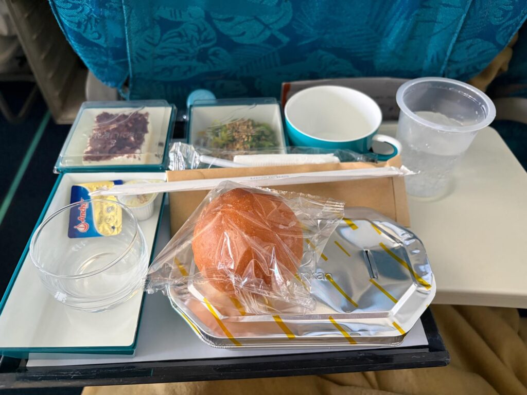 スリランカ航空の2回目の食事