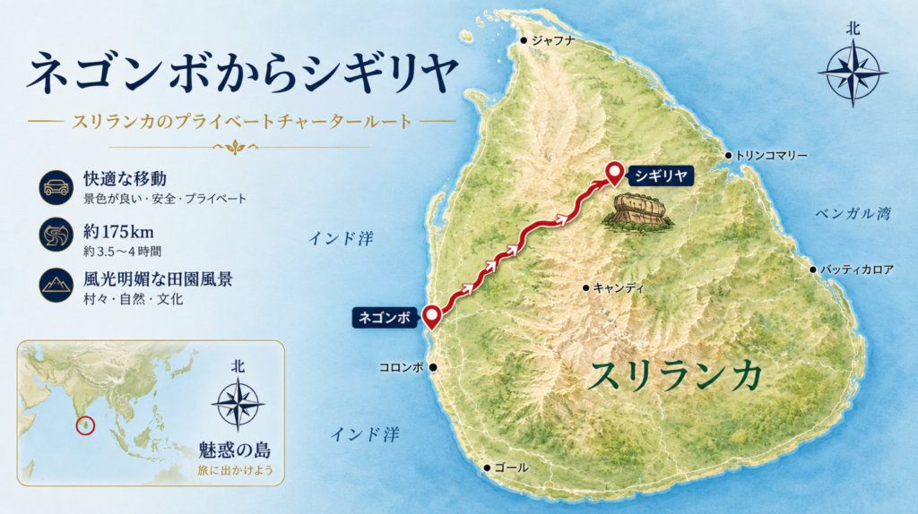 ネゴンボからキャンディへの道程