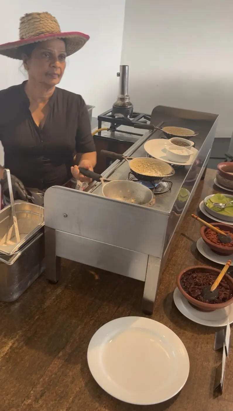 Breakfast live cooking — Heritance Kandalama