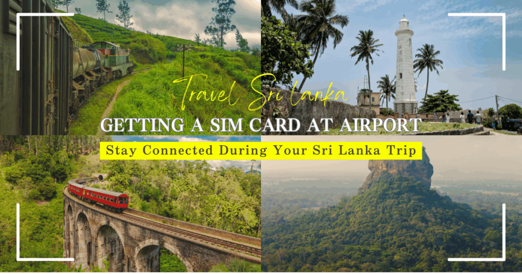 Getting a SIM Card at Bandaranaike International Airport: Stay Connected During Your Sri Lanka Trip.