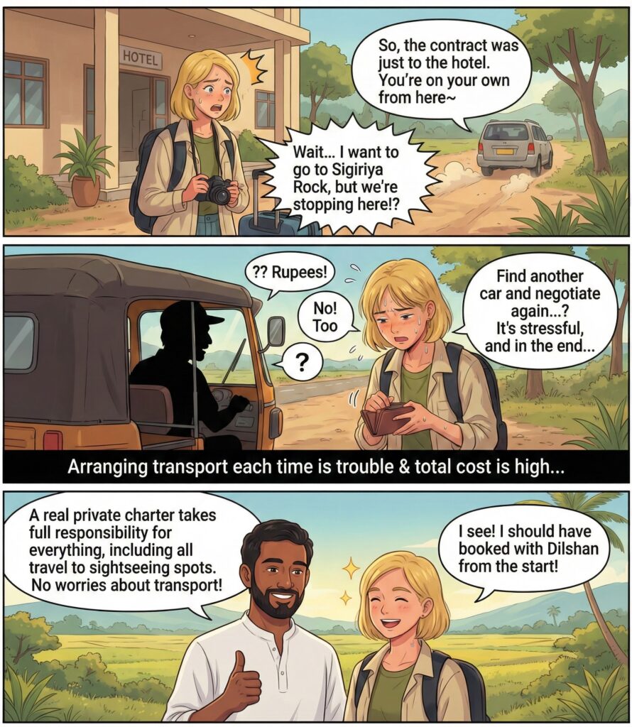 Some low-quality drivers only handle driving between destinations.