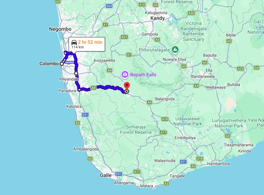 From Colombo to Ratnapura