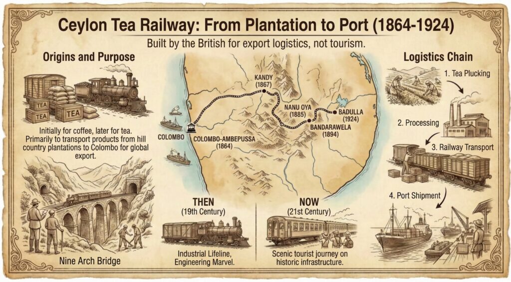 history of tea train