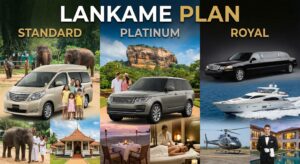 Private Charter Service “LankaMe” Plan Details (Standard / Platinum / Royal)
