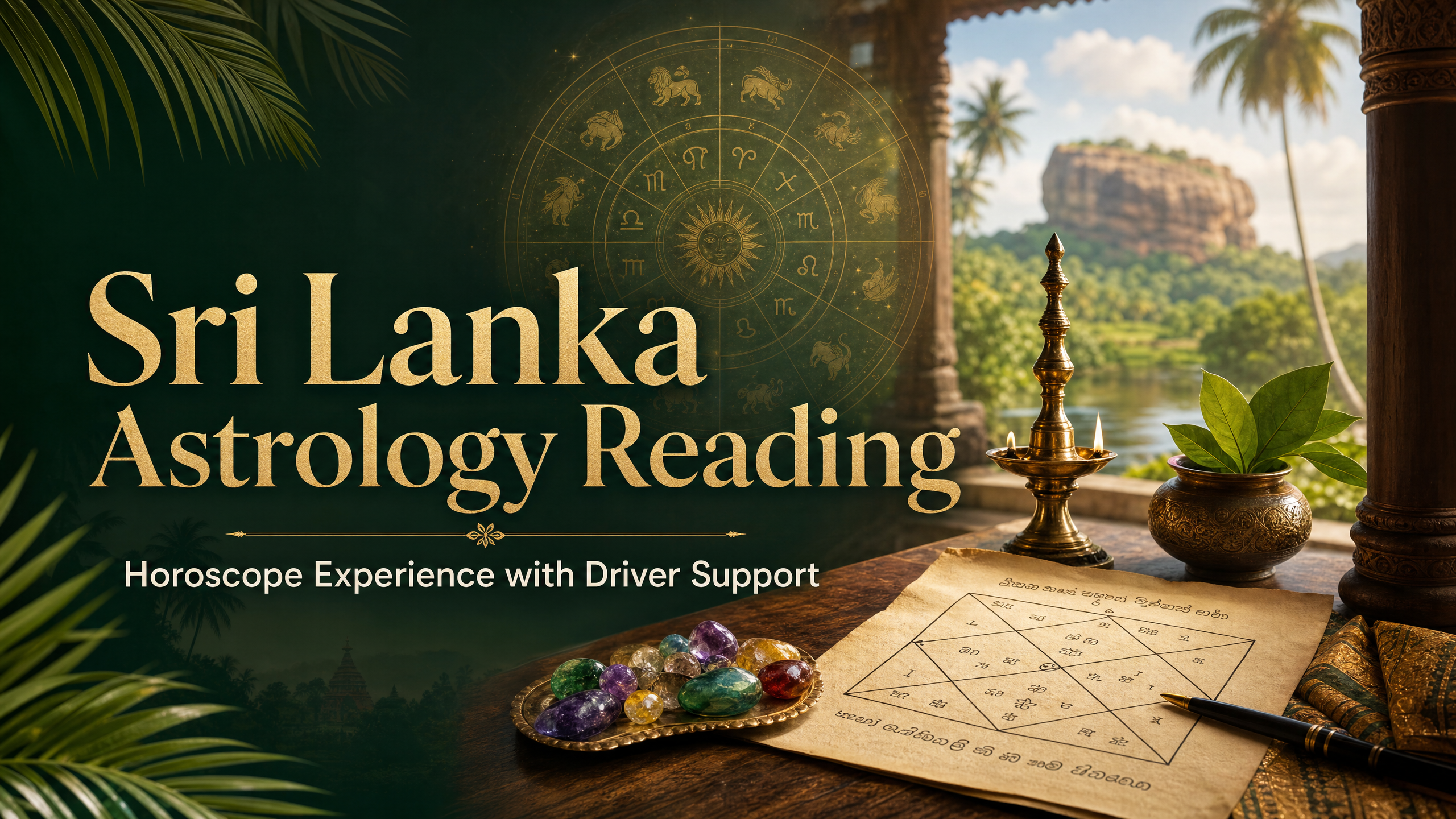 Sri Lanka astrology reading horoscope experience with driver support