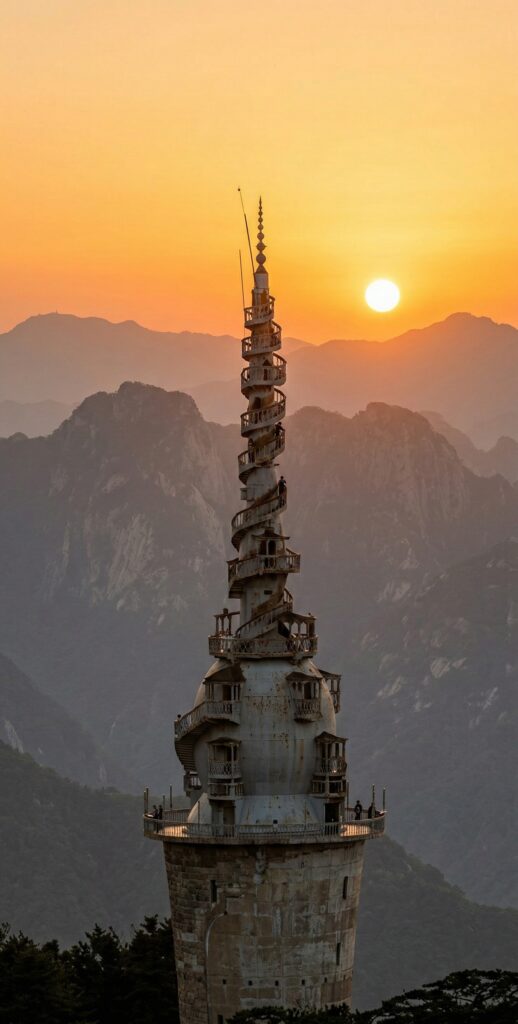 Ambuluwawa Tower in Sri Lanka