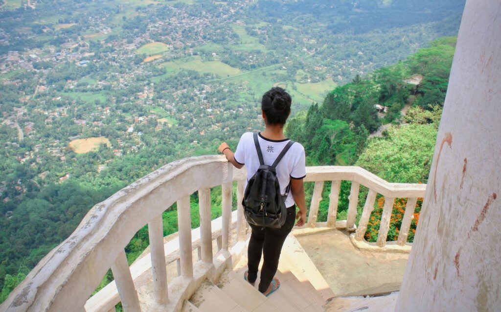 Panoramic view from Ambuluwawa Tower