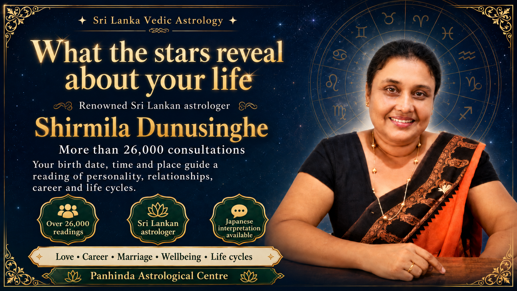 Shirmila Dunusinghe, Sri Lankan astrologer