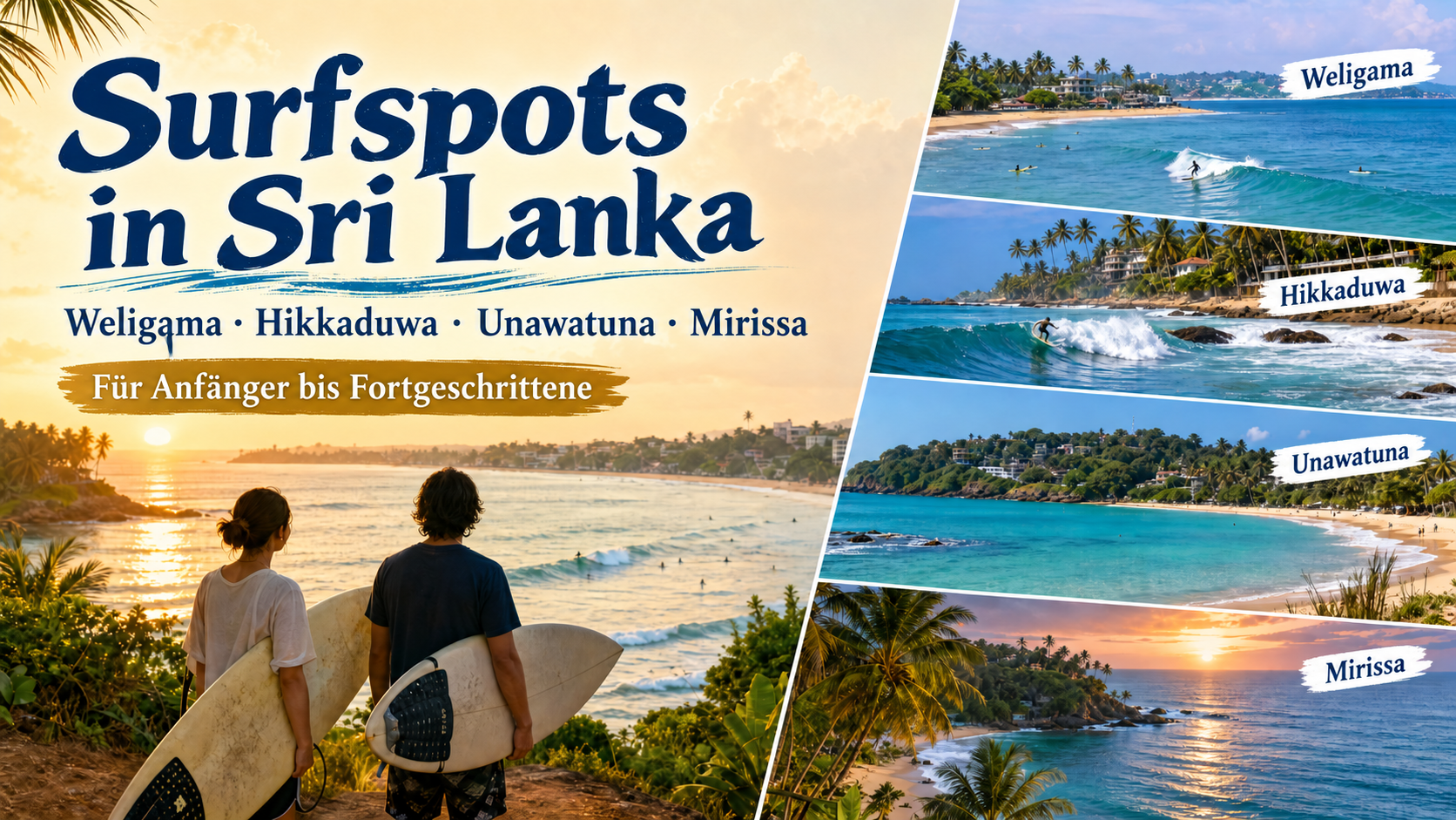 Surfspots in Sri Lanka