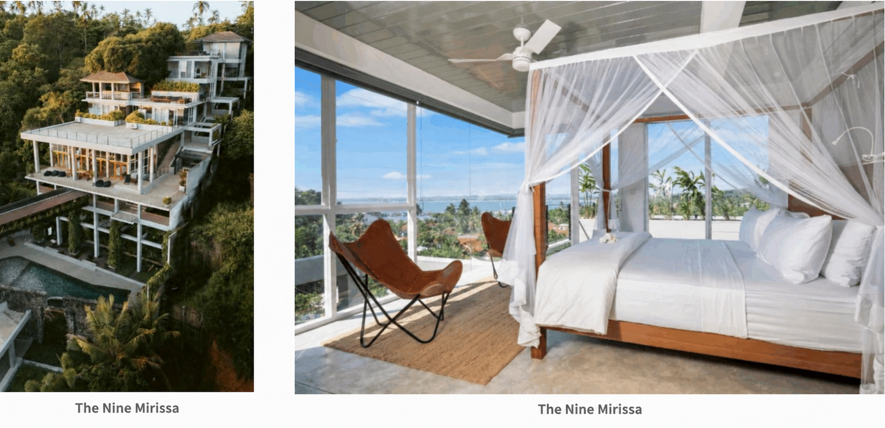 The Nine Mirissa: villa and room