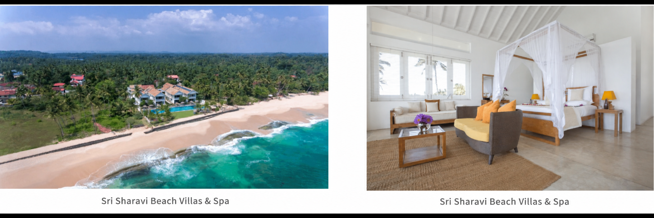Sri Sharavi Beach Villas & Spa: coast and room