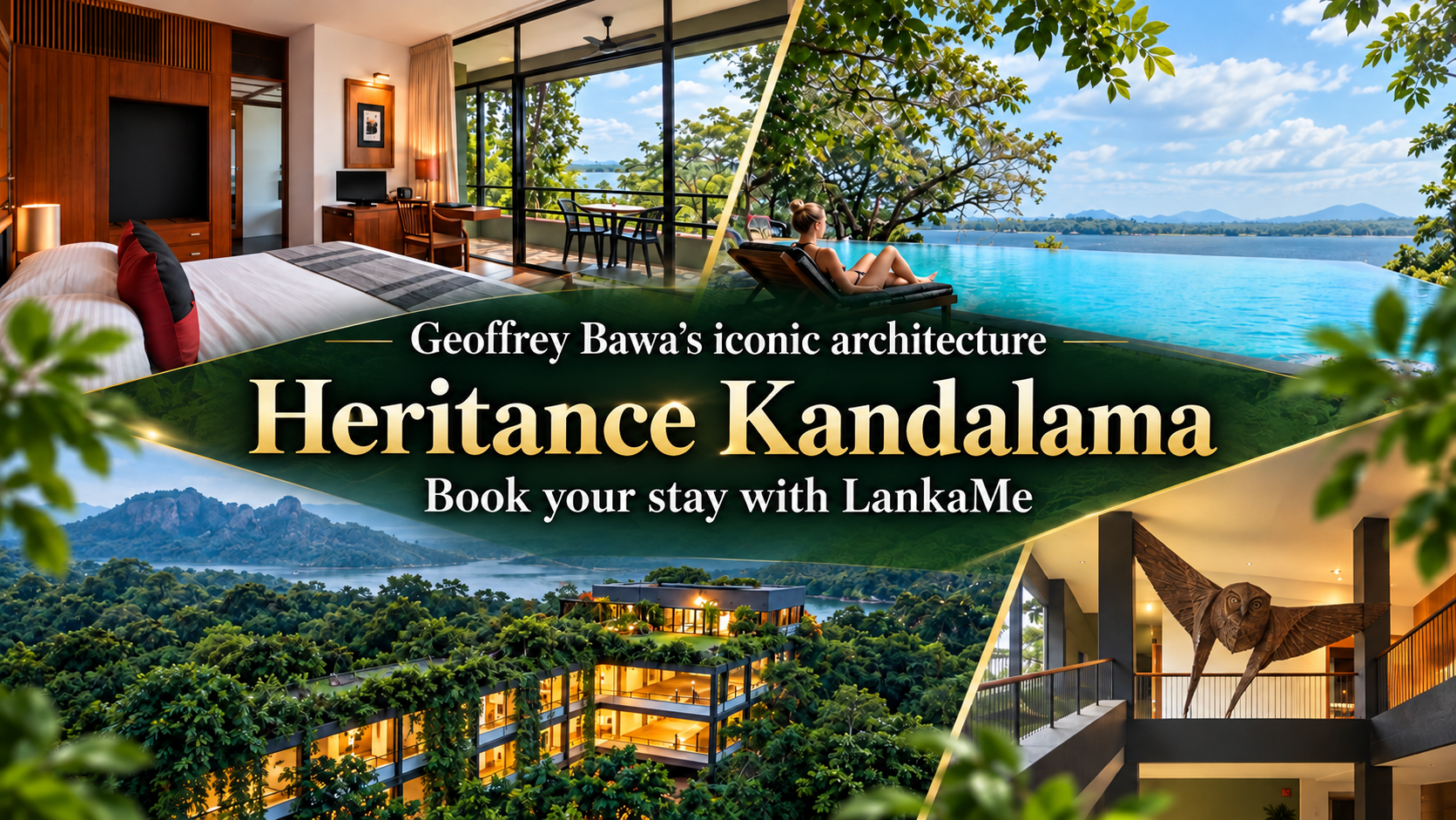 Heritance Kandalama: Geoffrey Bawa’s iconic hotel beside Kandalama Lake