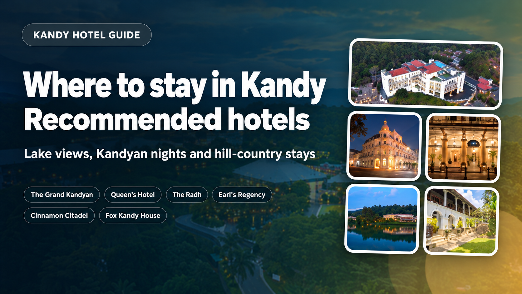 Recommended hotels in Kandy